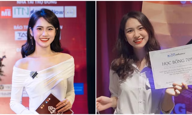 Cô sinh viên Học viện Ngân hàng đam mê nghề dẫn, là chủ nhiệm câu lạc bộ khi mới học năm hai