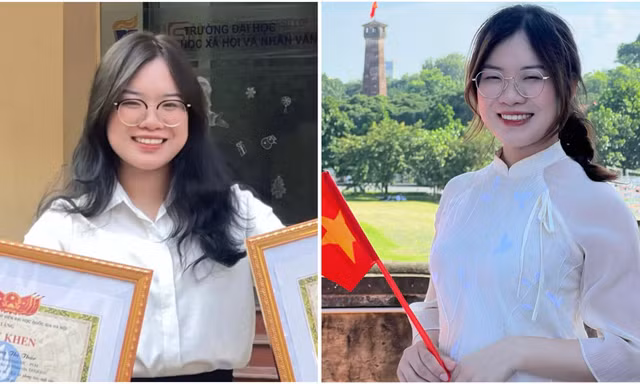 Nữ sinh bằng kép ba năm liền 'giữ chuỗi’ Sinh viên 5 tốt và bảng thành tích đáng ngưỡng mộ