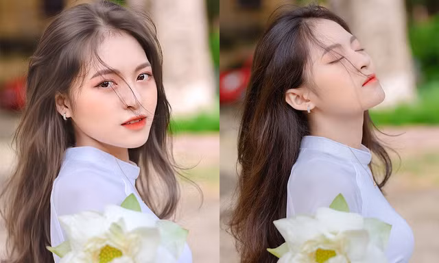 Hoa khôi trường Y sở hữu vẻ đẹp ngọt ngào 'gây thương nhớ' trong tà áo dài