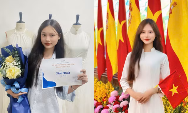 Sinh viên Thiết kế thời trang Nguyễn Thị Vân Anh với ước mơ thời trang bền vững, mang bản sắc Việt vươn tầm quốc tế
