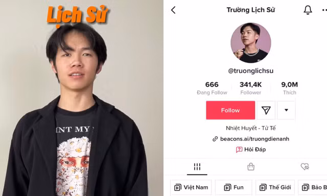 Chàng trai GenZ truyền tải kiến thức Lịch sử theo hướng mới thu hút sự quan tâm của đông đảo bạn trẻ