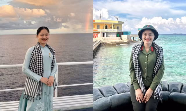 Tiếng hát kết nối đất liền với biển đảo: Hành trình cảm xúc của nghệ sĩ trẻ Nguyễn Thu Lương đến với Trường Sa