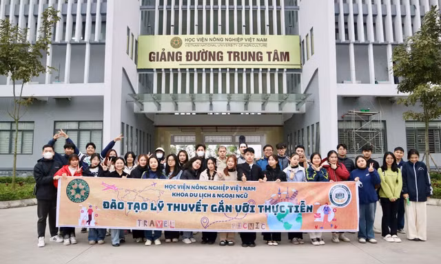  Học viện Nông nghiệp Việt Nam đào tạo ngành Du lịch từ lý thuyết gắn với thực tiễn