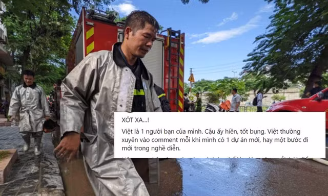 Diễn viên 'Lửa ấm' chia sẻ xúc động về chiến sĩ cảnh sát hy sinh khi chữa cháy