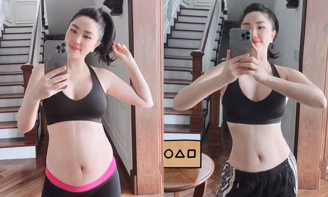 Bảo Thy khoe vòng eo phẳng lỳ sau 3 tháng sinh con, tiết lộ lý do tạm dừng sự nghiệp