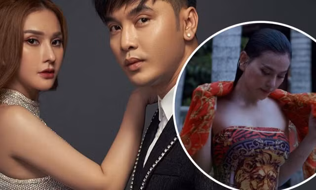 Thu Thuỷ diện áo tắm nóng bỏng, sánh đôi cùng Ưng Hoàng Phúc 