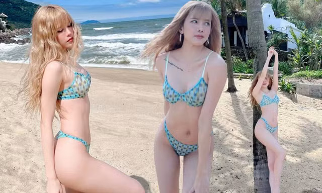 Thiều Bảo Trâm gây 'bão' với ảnh bikini cực nóng bỏng