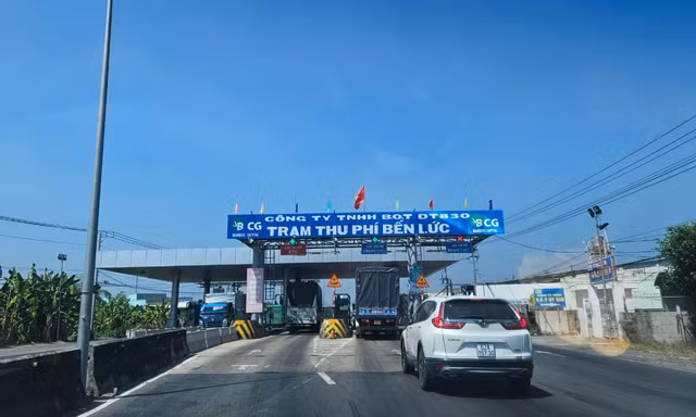 Long An điều chỉnh mức thu phí đường tỉnh 830 và 824