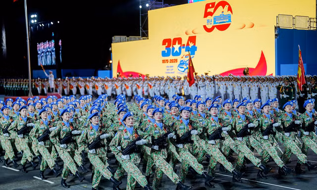 38 khối Quân đội, Công an lần đầu hợp luyện diễu binh ở TPHCM