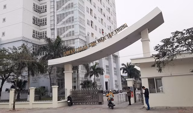 Khu ký túc xá sinh viên tập trung, nơi xảy ra sự việc.
