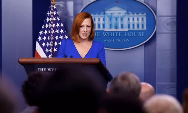 Thư ký báo chí Nhà Trắng Jen Psaki. (Ảnh: Reuters)