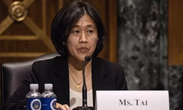 Đại diện thương mại Mỹ Katherine Tai. (Ảnh: TNS)