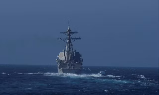 Tàu khu trục tên lửa USS Chafee của Mỹ. (Ảnh: US Navy)