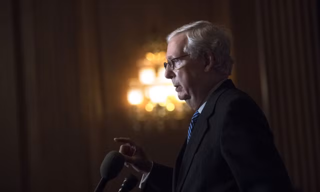 Ông Mitch McConnell. (Ảnh: Axios)