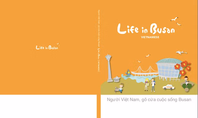 Giao diện một trang thông tin tiếng Việt cho cộng đồng người Việt Nam ở Busan