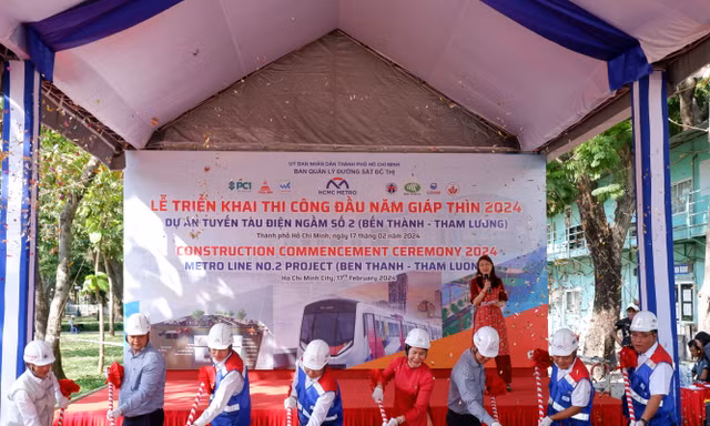 Chính thức thi công đồng loạt hạ tầng kỹ thuật dự án metro 2 TPHCM