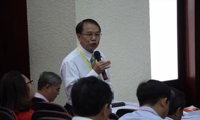 Đại biểu thảo luận, trao đổi tại hội thảo. Ảnh: Ngô Tùng.