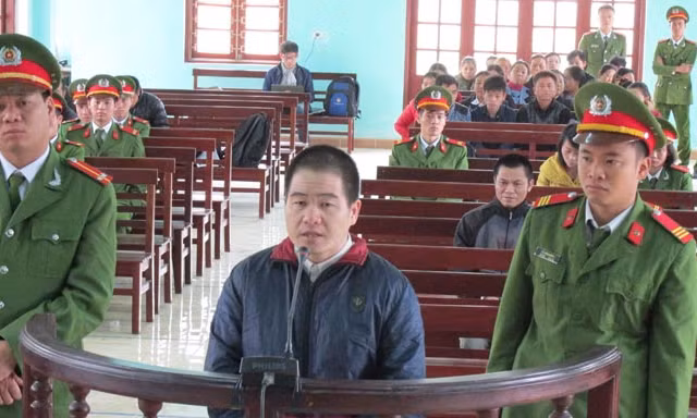 Tàng Keangnam trong phiên xử. Ảnh: BT
