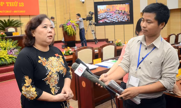 Chủ tịch HĐND Hà Nội Nguyễn Thị Bích Ngọc. Ảnh: Vietnamnet