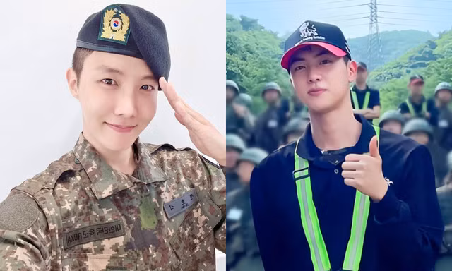 Anh cả Jin và j-hope BTS vừa có thêm thành tích mới khiến fan "phổng mũi"