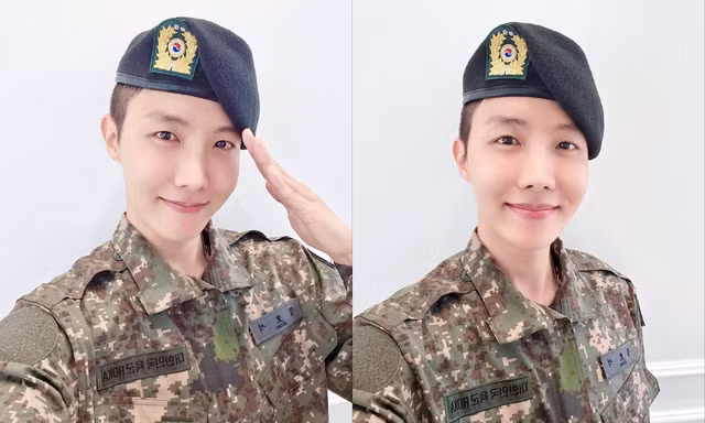 Không kém Jin, j-hope (BTS) đạt thành tích đáng nể khi hoàn thành khóa huấn luyện quân sự