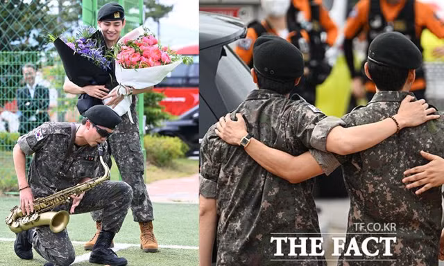 RM và V BTS xuất ngũ trong vòng tay ARMY, trưởng nhóm vẫn "tẻn tẻn" như ngày nào