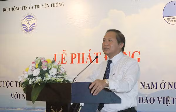 Bộ trưởng Trương Minh Tuấn phát biểu tại buổi lễ.