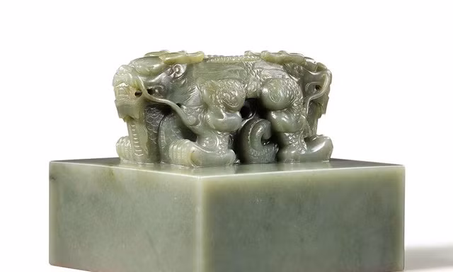 Mẫu ngọc tỷ của vua Càn Long,