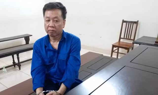 Phạm Công Giang tại tòa.