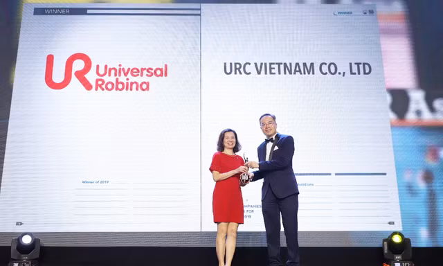 URC Việt Nam: 'Công ty có môi trường làm việc tốt nhất Châu Á tại Việt Nam 2019'