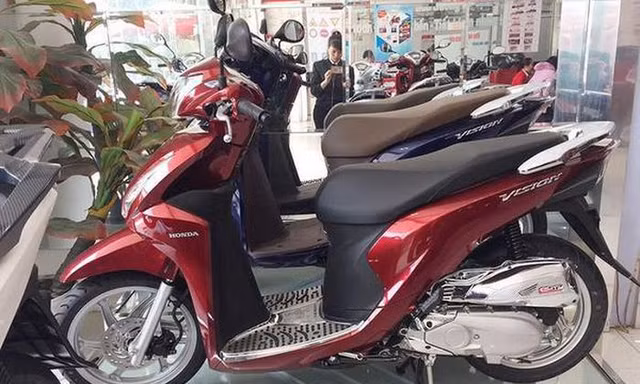 Doanh số xe máy Honda giảm mạnh trong năm 2020