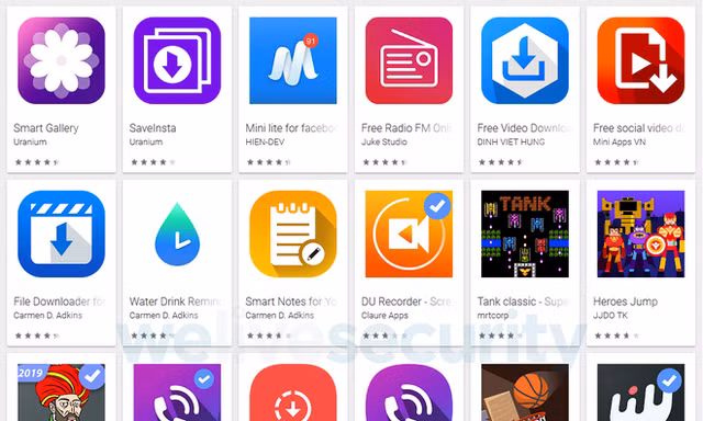 Một sinh viên Việt Nam bị phát hiện đăng tải 42 ứng dụng Android chứa mã độc