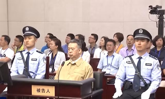 Ông Mạnh Hoành Vĩ. Ảnh chụp màn hình