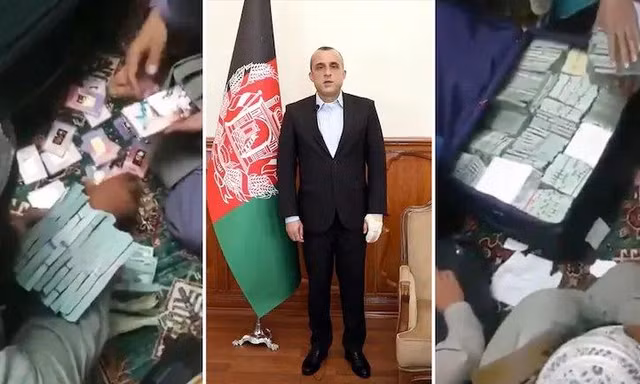 Cựu Phó Tổng thống Afghanistan - Amrullah Saleh (ảnh giữa). 