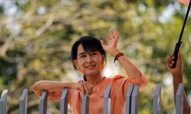 Bà Aung San Suu Kyi. Ảnh: PRI