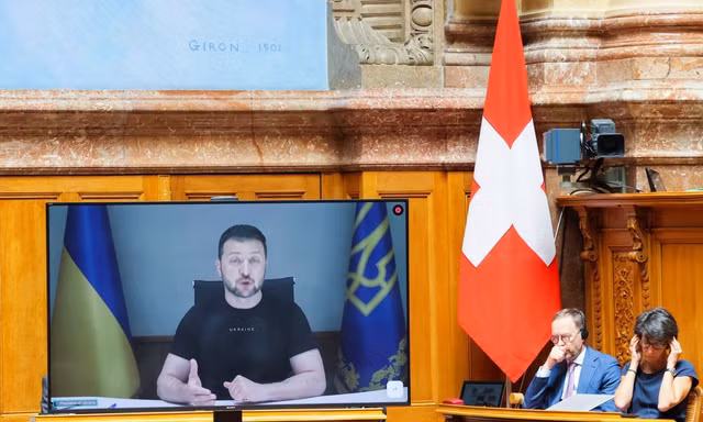 Tổng thống Ukraine Zelensky thúc giục Thuỵ Sĩ cho phép tái xuất khẩu vũ khí