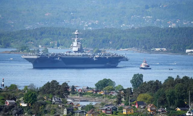 Tàu sân bay lớn nhất thế giới đến Na Uy, phô trương sức mạnh của NATO