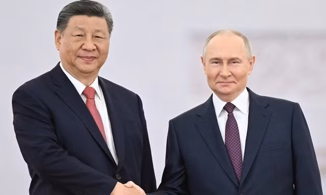 Lãnh đạo Nga - Trung Quốc khẳng định quan hệ bền chặt trong cuộc gặp tại Điện Kremlin