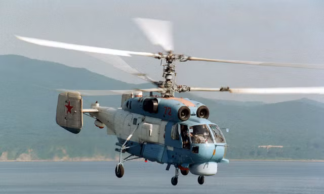 Ukraine nói trực thăng săn ngầm 'Ốc sên' Ka-27 của Nga rơi ở Crimea