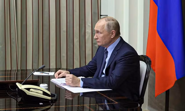Tổng thống Nga Vladimir Putin trong cuộc họp ngày 7/12. Ảnh: Tass