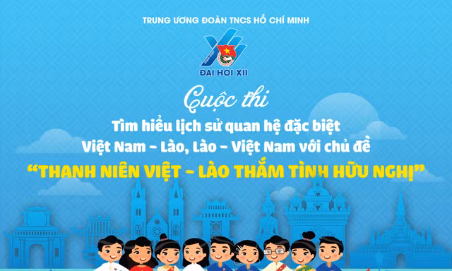 T.Ư Đoàn phát động cuộc thi viết và trắc nghiệm tìm hiểu lịch sử quan hệ Việt - Lào
