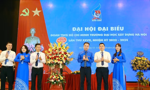 Anh Ngô Kim Tuân làm Bí thư Đoàn Đại học Xây dựng nhiệm kỳ 2022 - 2027