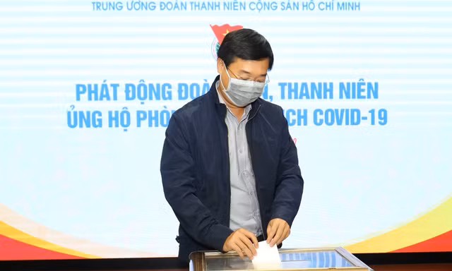 T.Ư Đoàn phát động ủng hộ phòng chống dịch Covid-19