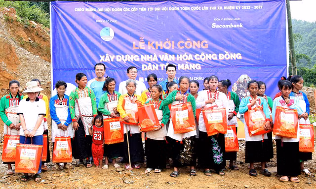 Xây dựng Nhà văn hóa cộng đồng tặng đồng bào dân tộc Mảng
