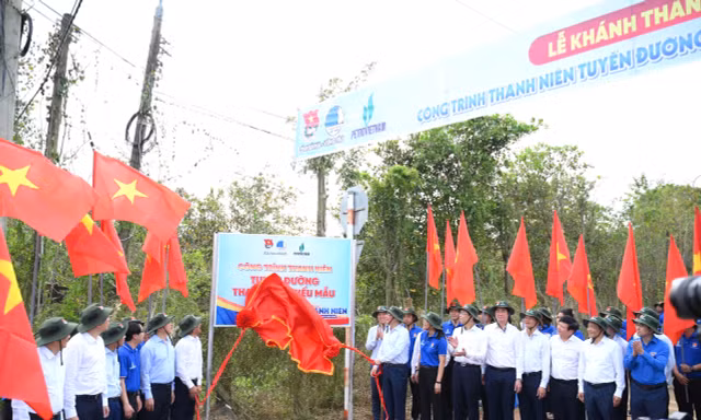 Xóa nhà tạm, trồng cây xanh khởi động Tháng Thanh niên 2025 