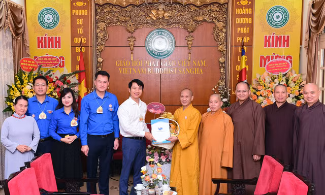 Trung ương Hội LHTN Việt Nam chúc mừng Giáo hội Phật giáo Việt Nam dịp Đại lễ Phật đản 2024 