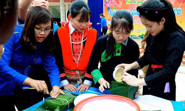 Ấm áp chợ xuân 0 đồng