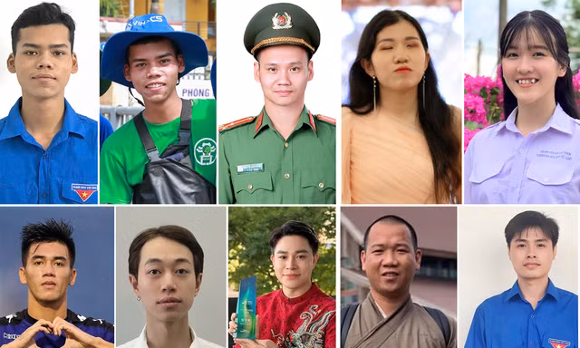 Chân dung 20 gương mặt thanh niên sống đẹp, truyền cảm hứng năm 2024