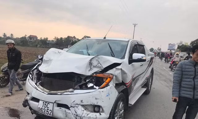 Chiếc xe gây tai nạn liên hoàn