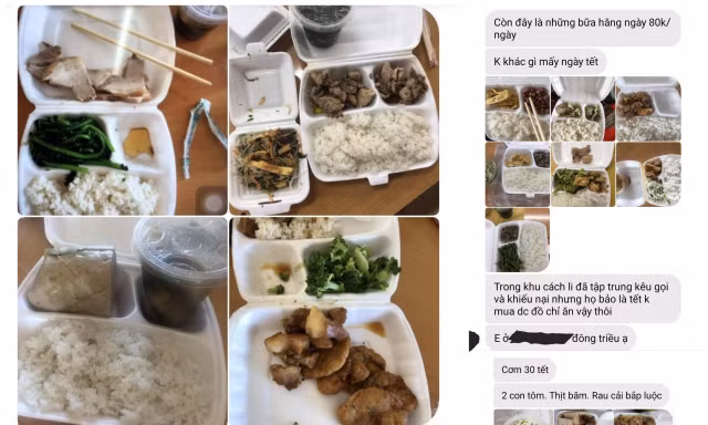Vụ 'cắt xén' bữa ăn ở Quảng Ninh: Những tin nhắn từ khu cách ly